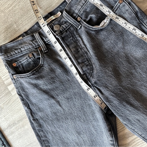 Levi’s Gray Wedgie Button Fly Jeans 27 - Picture 11 of 12